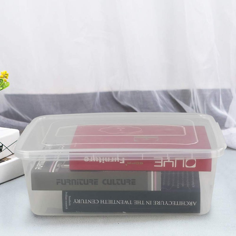 Anbers 16 Quart Clear Latching Storage Containers with Lid, Plastic Storage Box, 2 Packs - Image 3